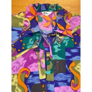 Womens Retro/Vintage Button Down-11